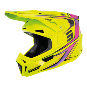 SHOT Helmet Lite Glory Neon Yellow Pearly L