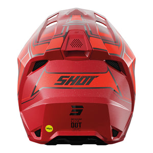 SHOT Helmet Lite Glory Red Pearly M