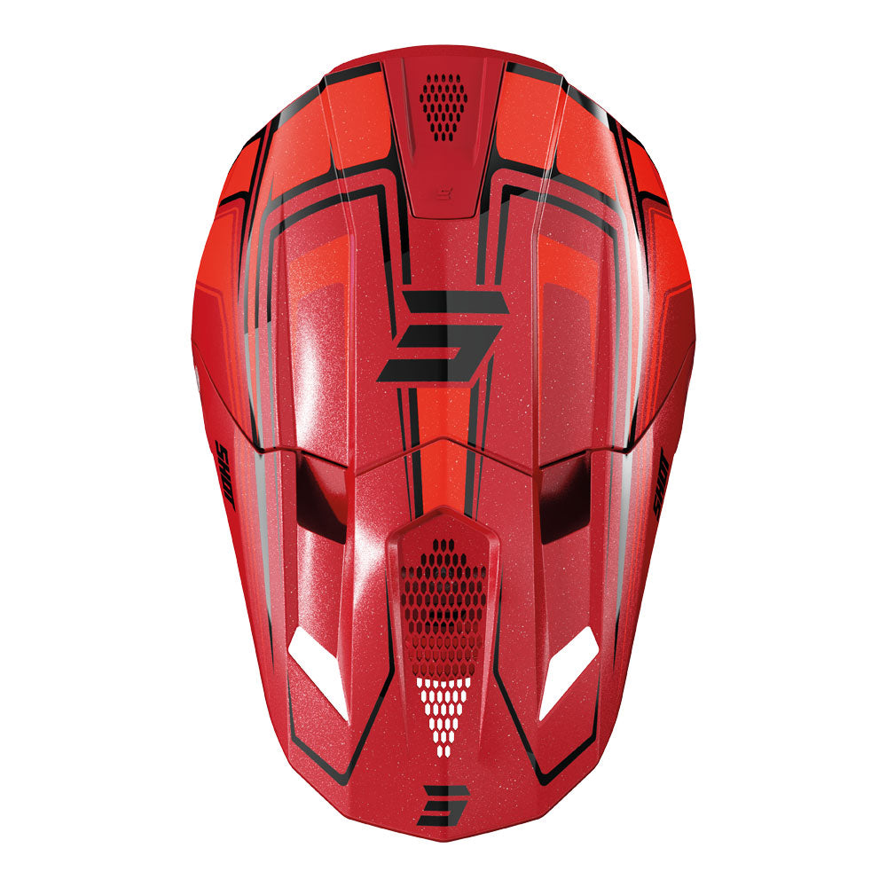 SHOT Helmet Lite Glory Red Pearly 2XL