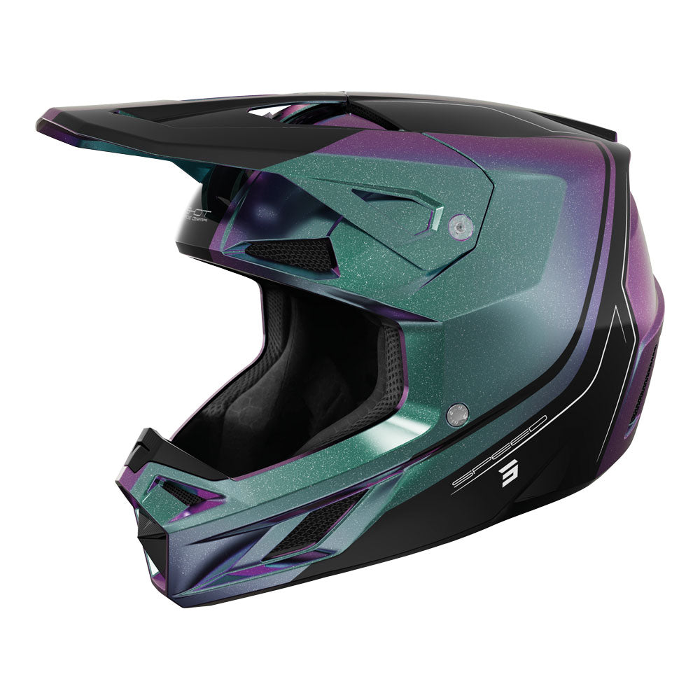 SHOT Helmet Speed Fury Cameleon Glossy XS