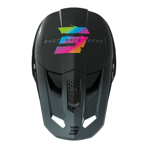 SHOT Kids Helmet Speed Rac Black Pearly YL