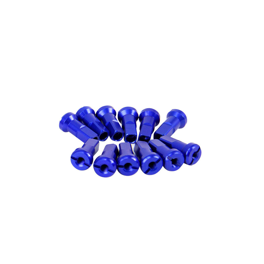 SPOKE Nipple Alloy Rear Blue 8G