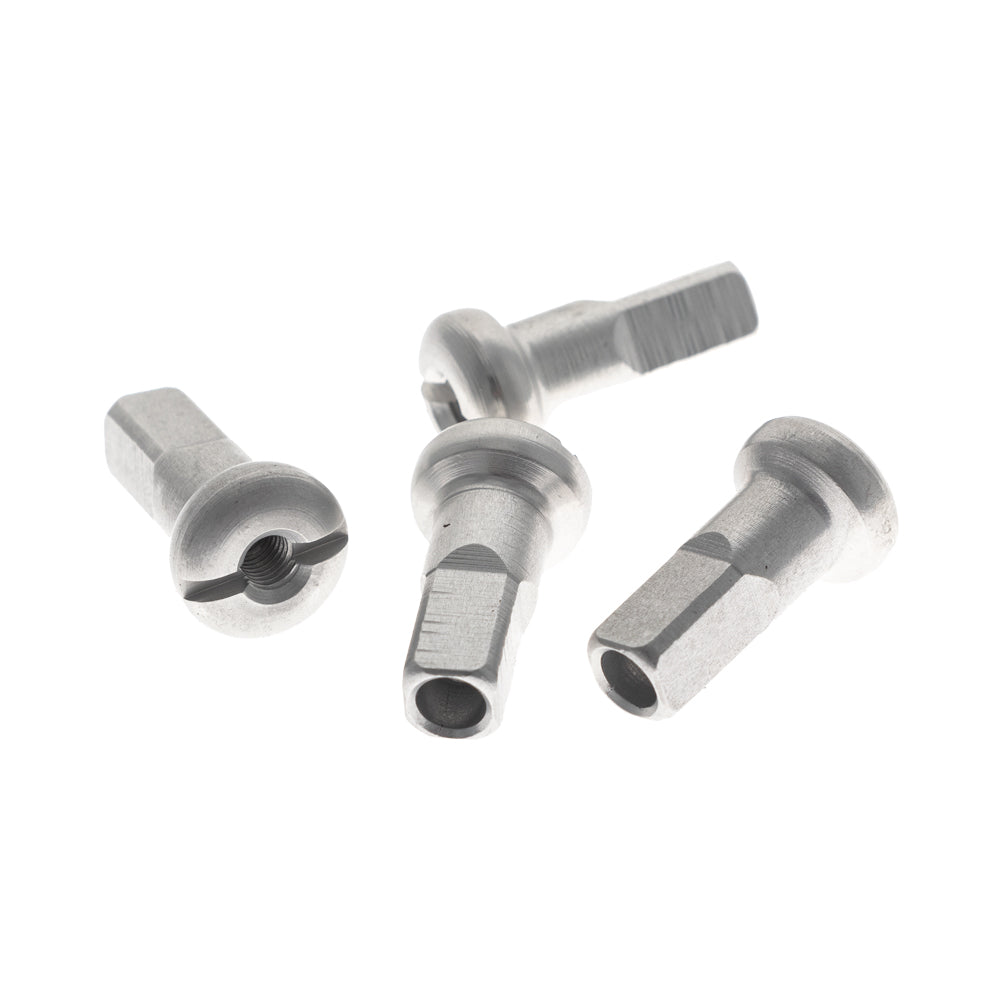 SPOKE Nipple Alloy Front Silver 9G