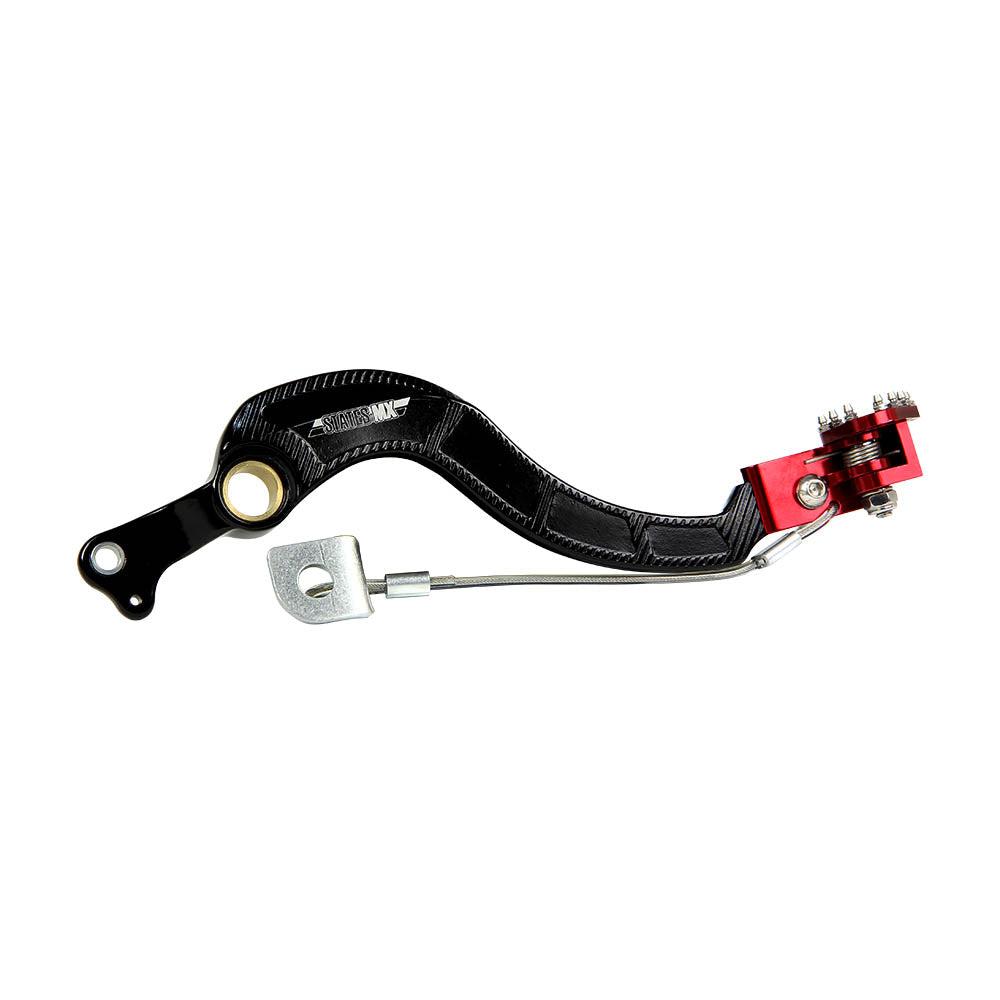 STATES MX Brake Pedal SUZ Red Flex Tip