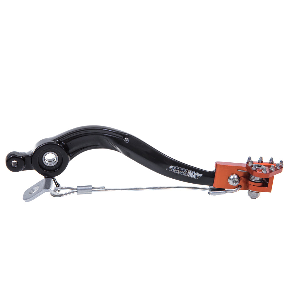 STATES MX Brake Pedal KTM (O) Orange Fle