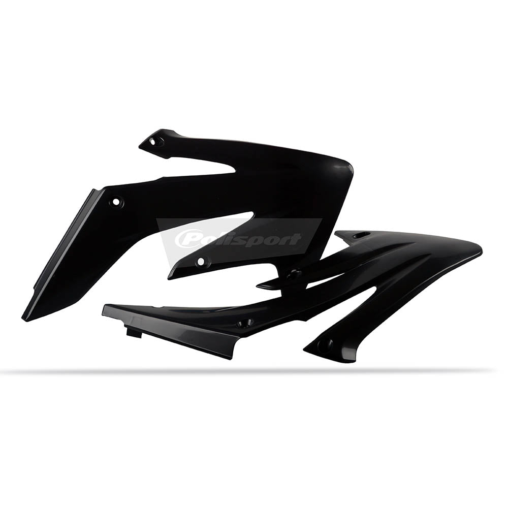 POLISPORT Radiator Shrouds HON CRF250 04-08 Black^