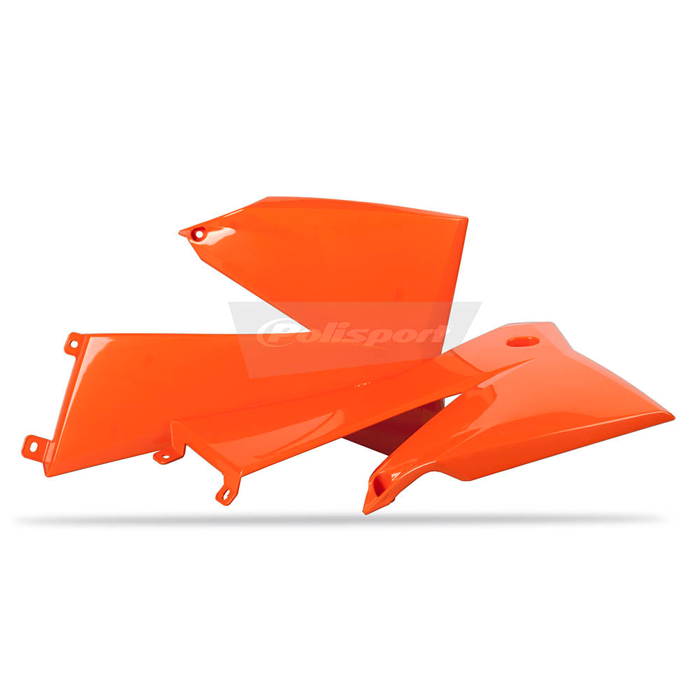 POLISPORT Radiator Shrouds KTM 125/250/450SX Orange^