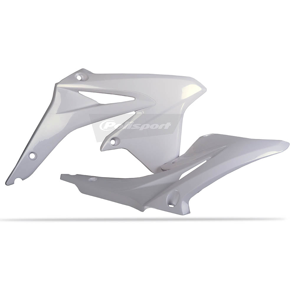 POLISPORT Radiator Shrouds SUZ RMZ450 08-17 White*