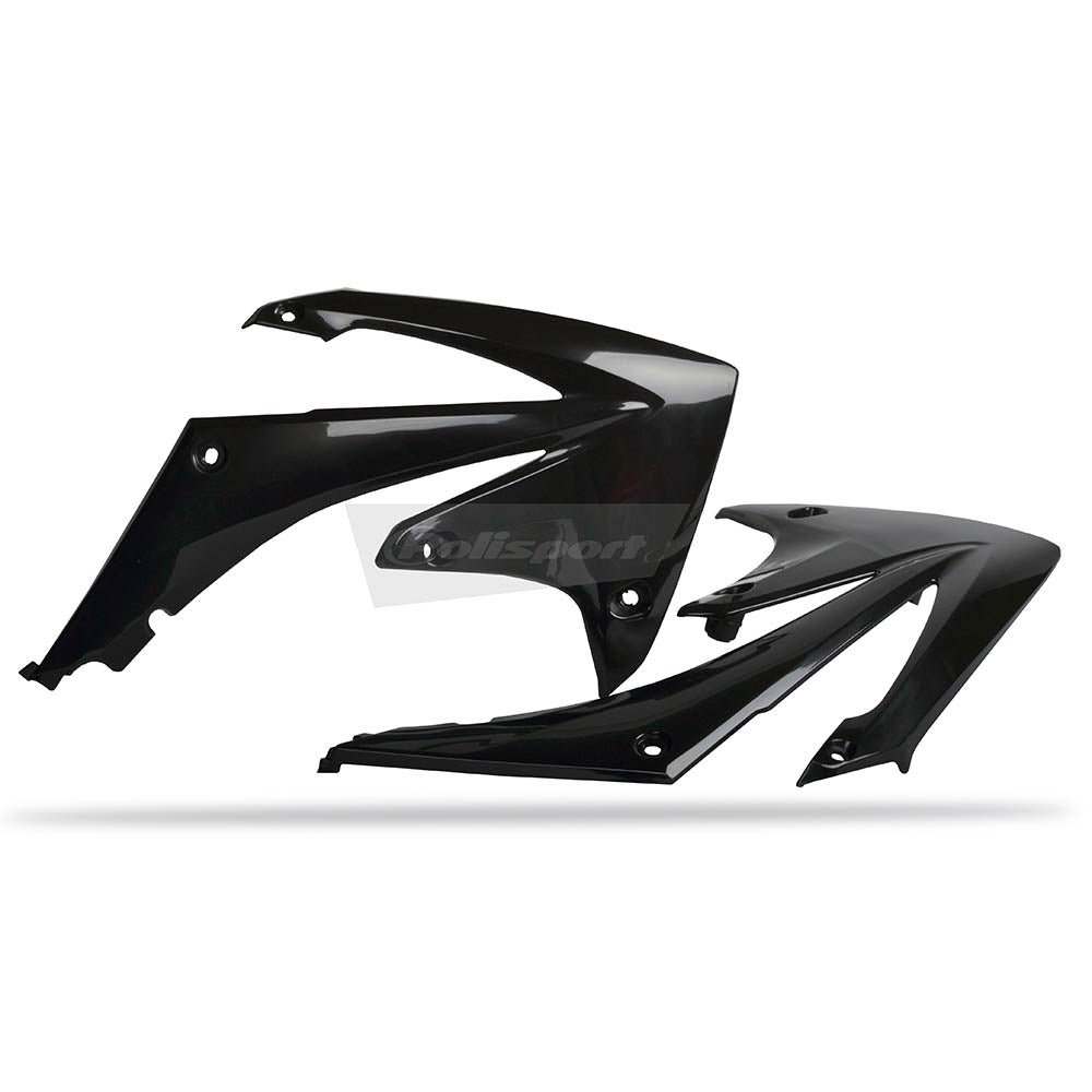 POLISPORT Radiator Shrouds HONDA CRF250R CRF450R Black*