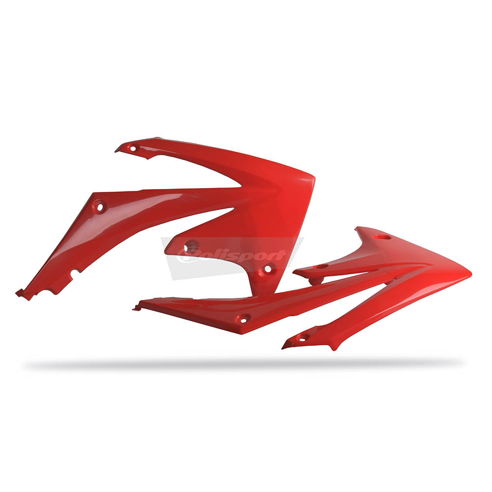 POLISPORT Radiator Shrouds HON CRF250R 10-13/450 09-12 Red^