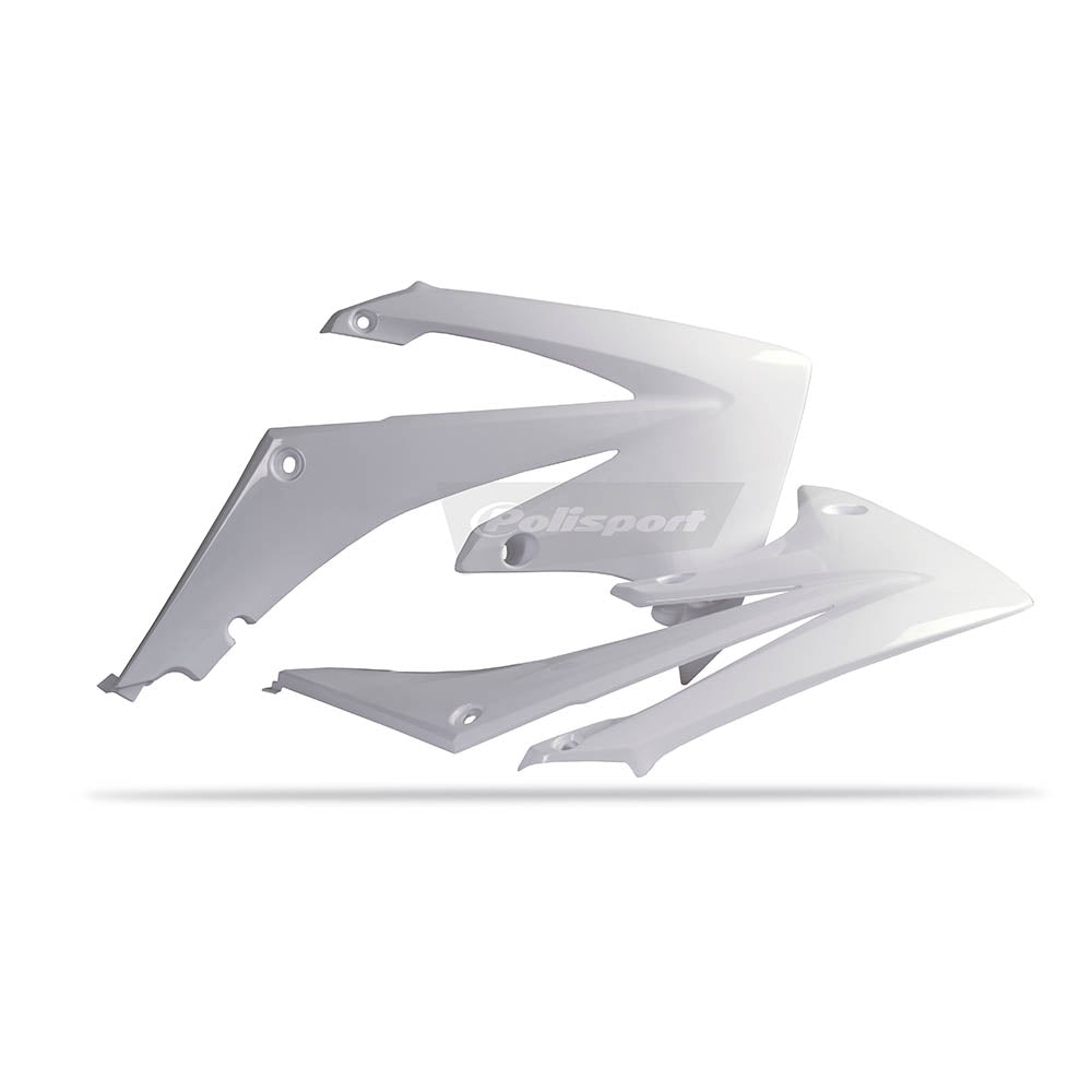 POLISPORT Radiator Shrouds HONDA CRF250R CRF450R White*