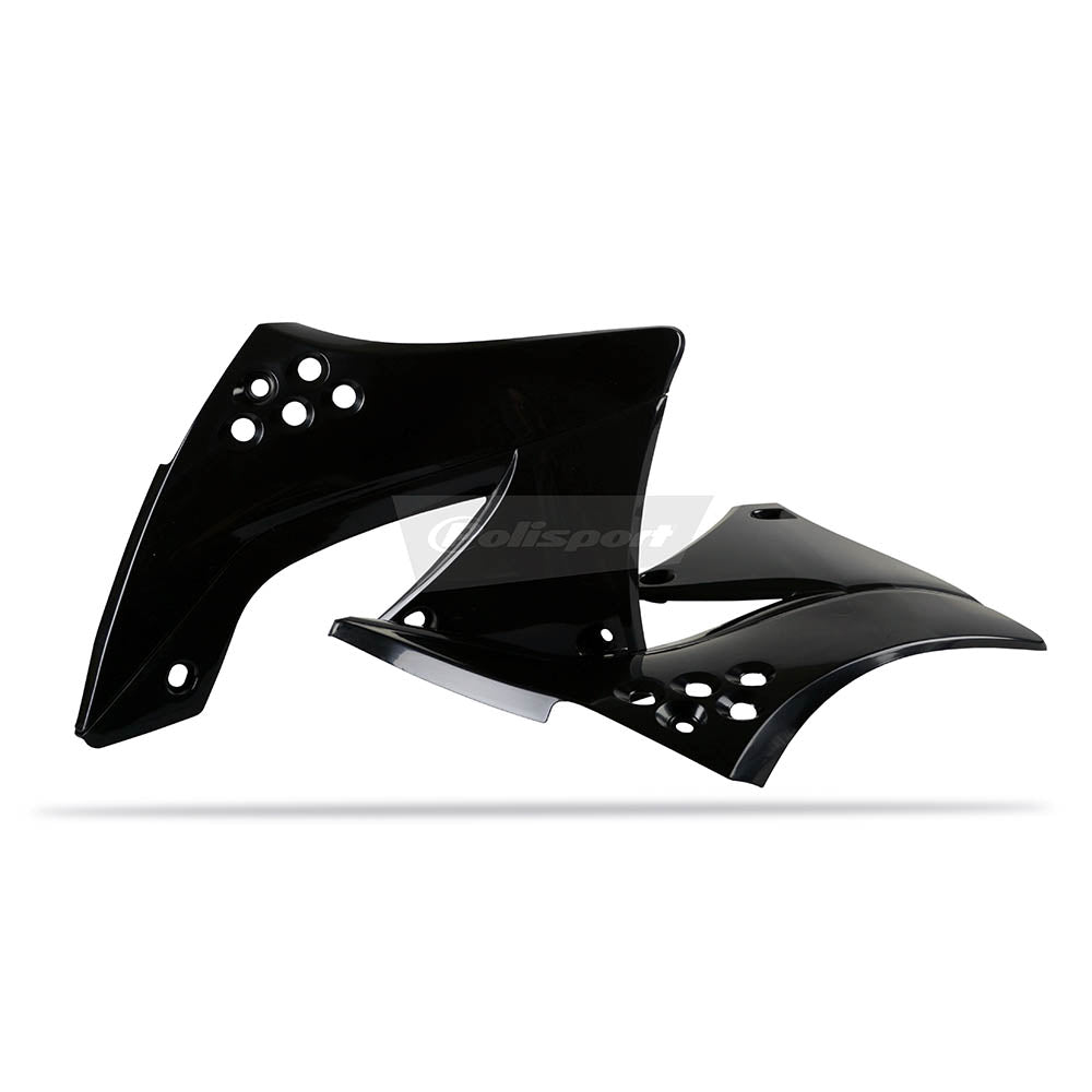 POLISPORT Radiator Shrouds KAW KX450F 09-11 Black*