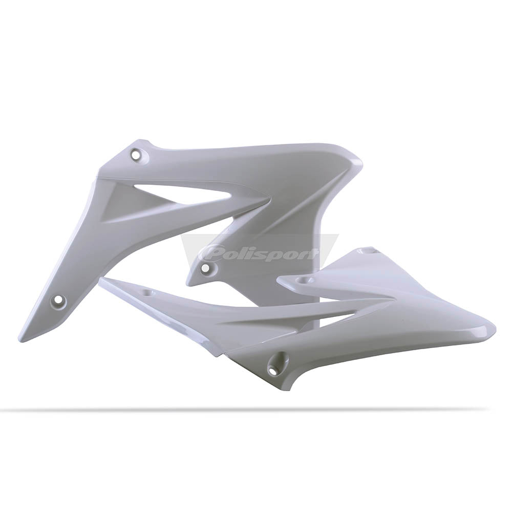 POLISPORT Radiator Shrouds SUZ RMZ250 10-17 White*
