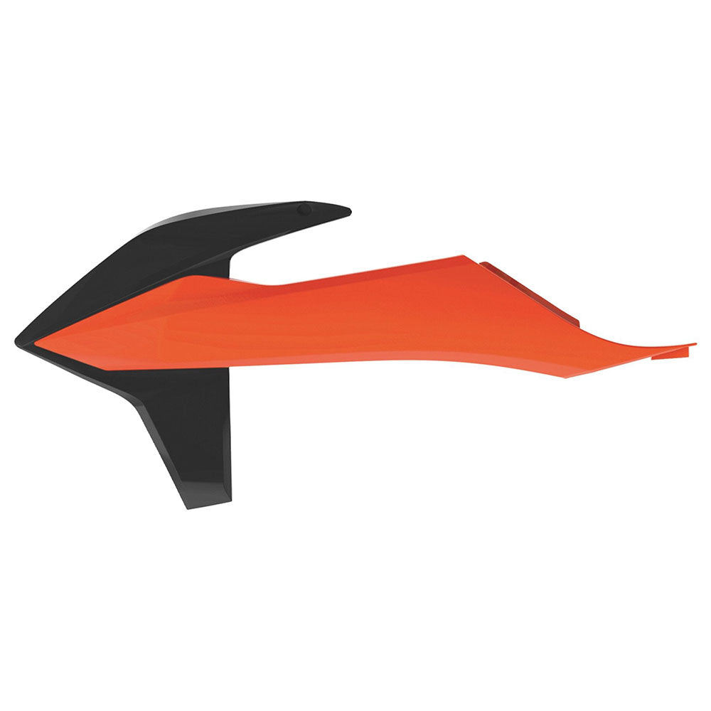 POLISPORT Radiator Shrouds KTM SX/SXF/EXC/EXCF Orange/Black^