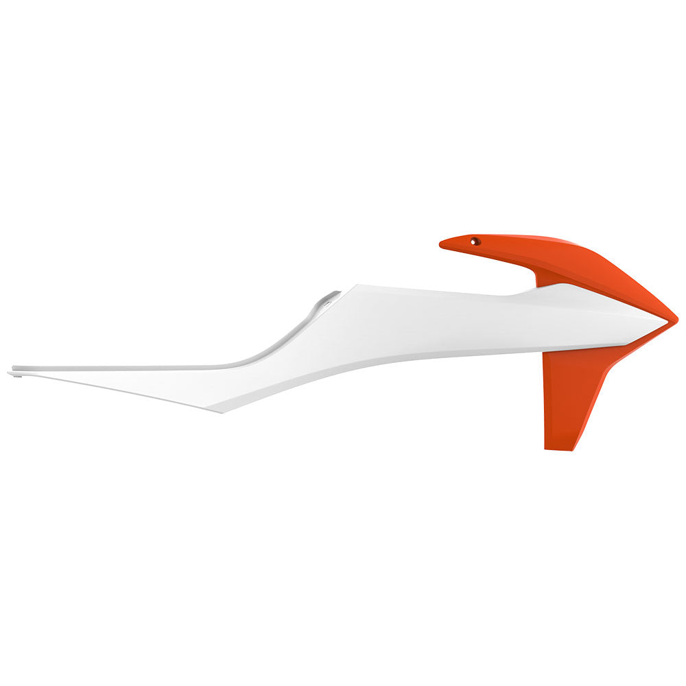 POLISPORT Radiator Shrouds KTM SX/SXF/EXC Orange/White*