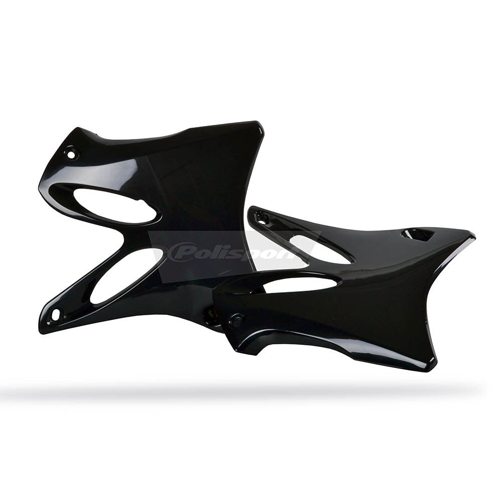 POLISPORT Radiator Shrouds YAM YZ125/250 02-14 Black*