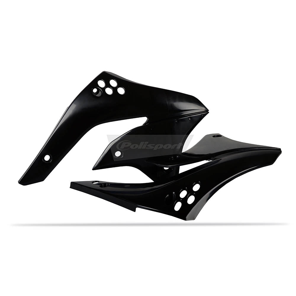 POLISPORT Radiator Shrouds KAW KX450F 06-08 Black^