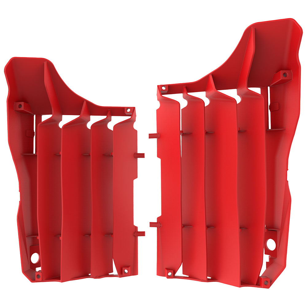 POLISPORT Radiator Louvers HON CRF250R 18-19 Red*