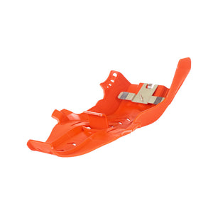 POLISPORT Fortress Skid Plate & Linkage KTM/HUSQ Orange^