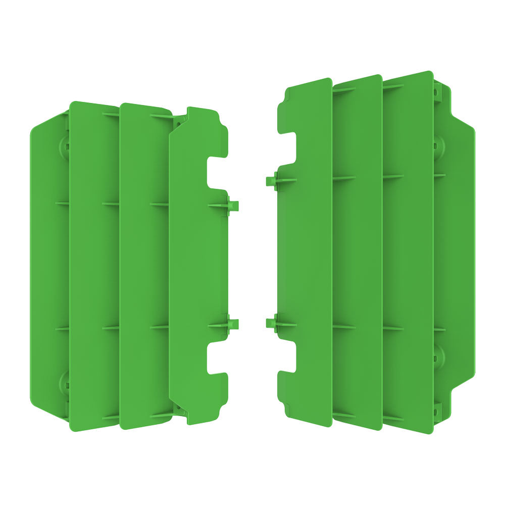 POLISPORT Radiator Louvres KAW KX125/250 97-05 Green^