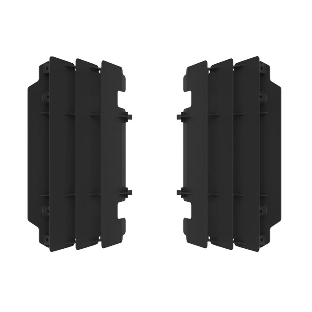 POLISPORT Radiator Louvers KAW KX250 05-07 Black^