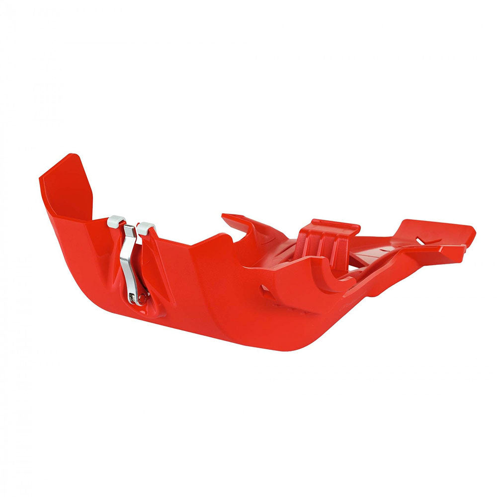 POLISPORT Fortress Skid Plate W/Link HON CRF450R Red^