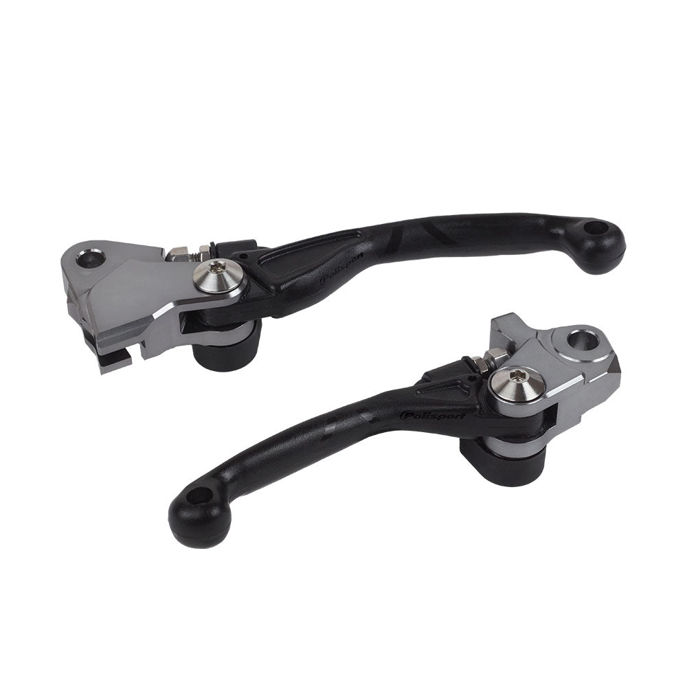 POLISPORT Folding Lever Set KTM/HUSQ Black^