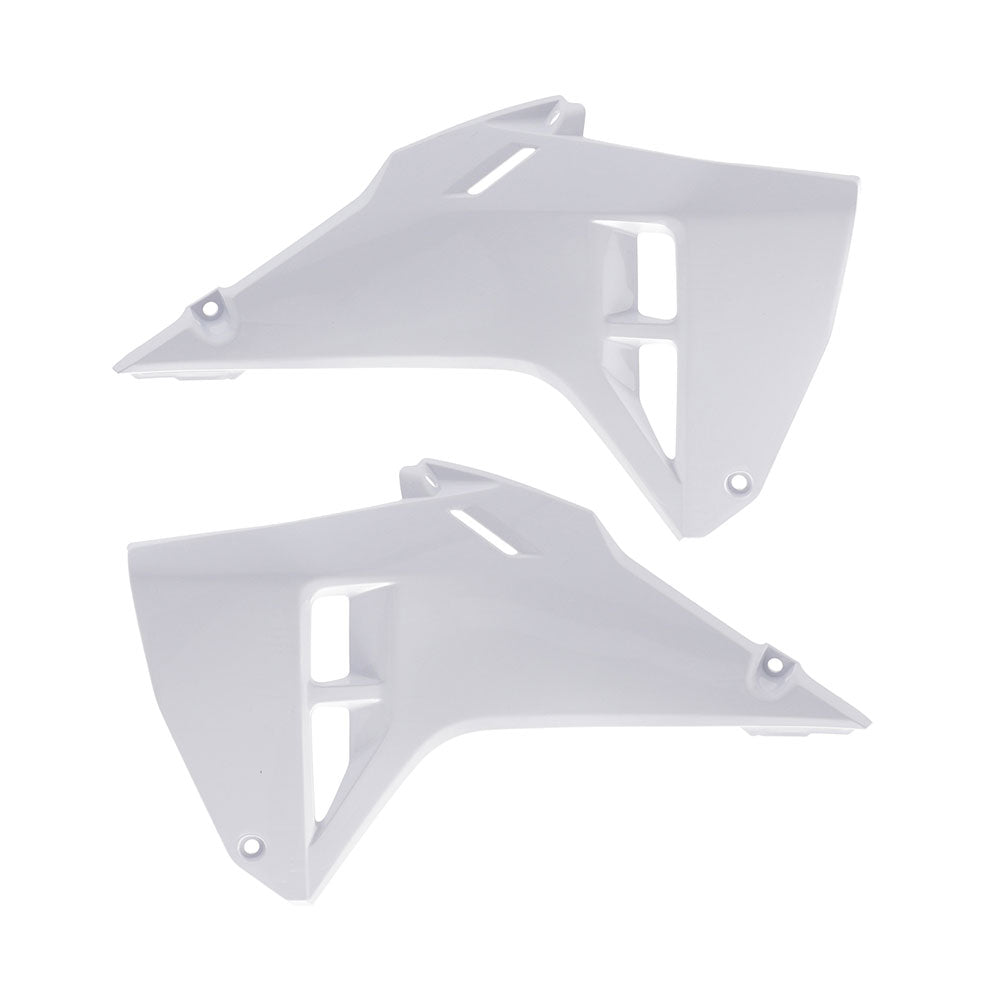 POLISPORT Restyle Radiator Shrouds HON CRF250R CRF450R Wht^