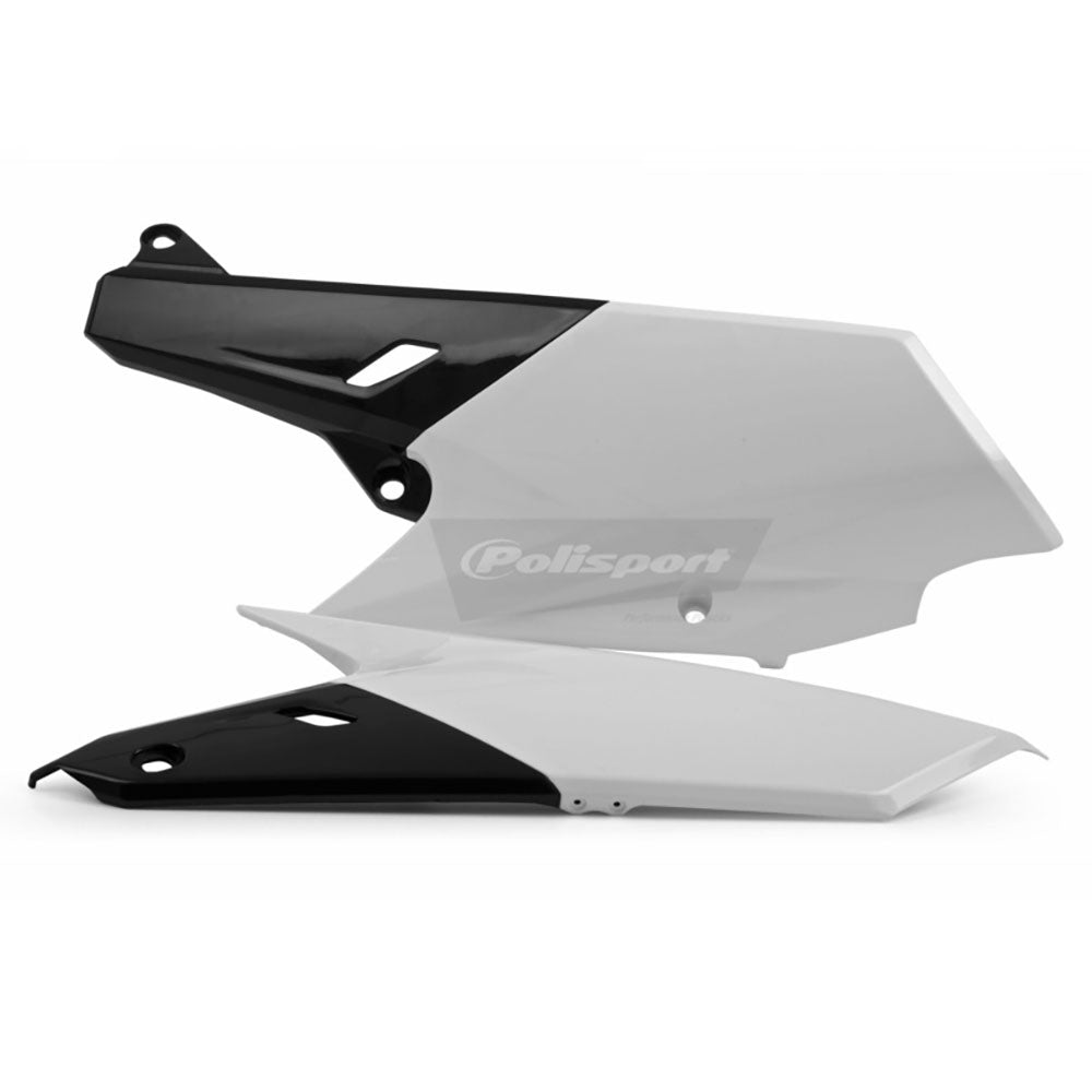 POLISPORT Side Panels YAM YZ250F/450F/WRF White/Black