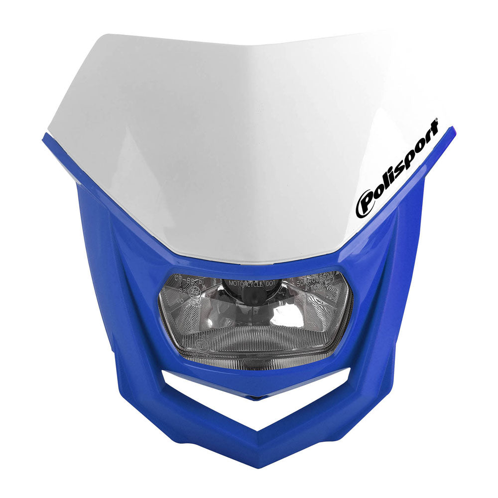 POLISPORT Headlight HALO Blue 98/White