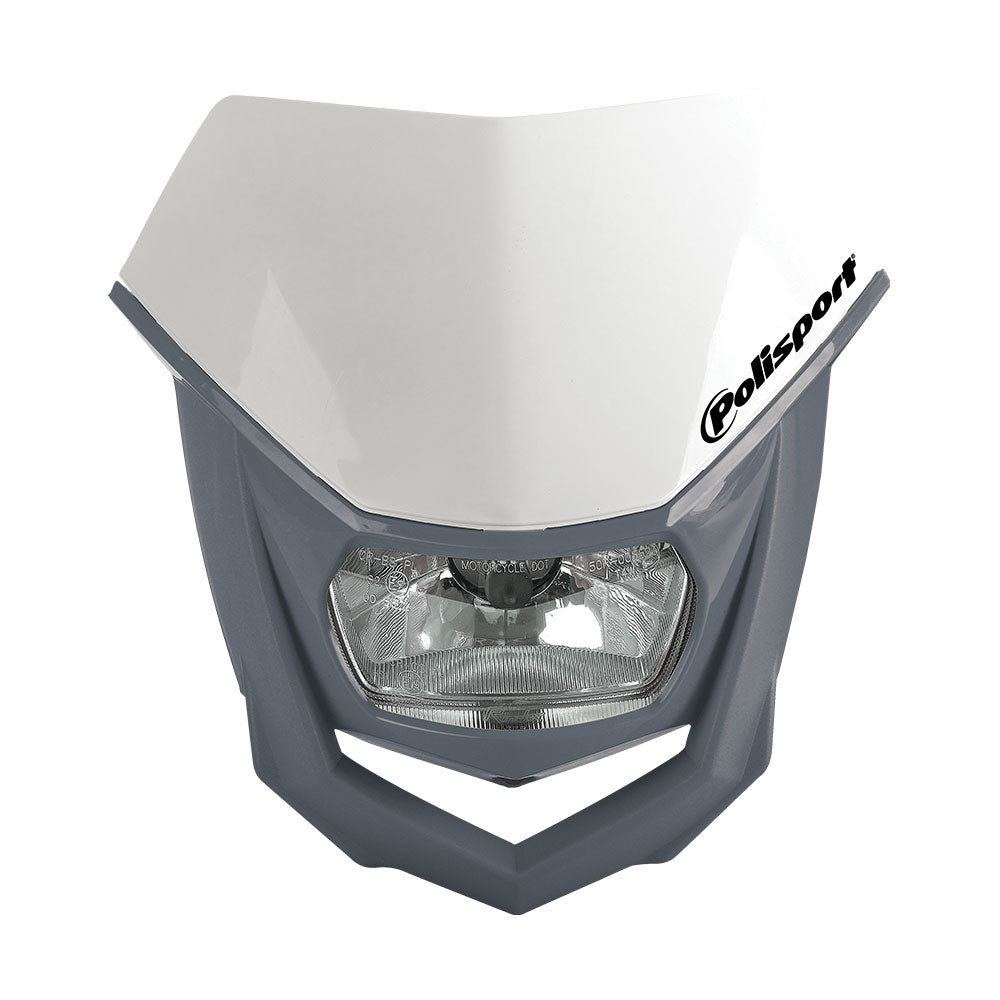POLISPORT Headlight HALO Nardo Grey/White