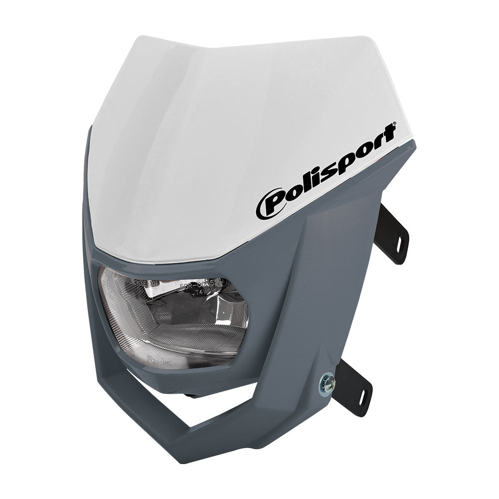 POLISPORT Headlight HALO Nardo Grey/White