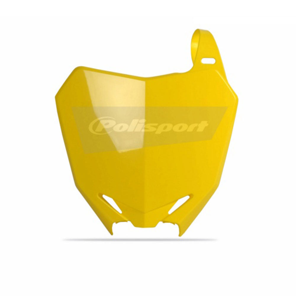 POLISPORT Number Plate SUZ RMZ250 10-17 RMZ450 08-17 Yellow