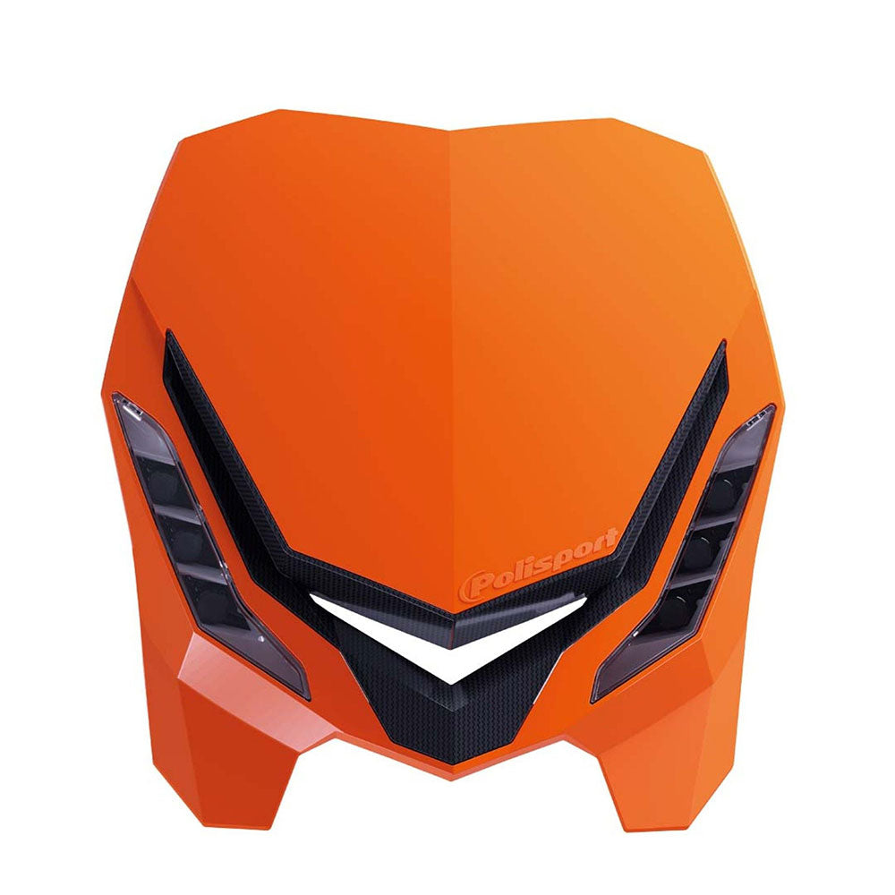 POLISPORT Headlight E-BLAZE LED KTM Orange/Black
