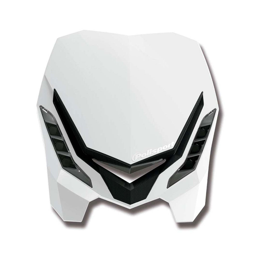 POLISPORT Headlight E-BLAZE LED White/Black