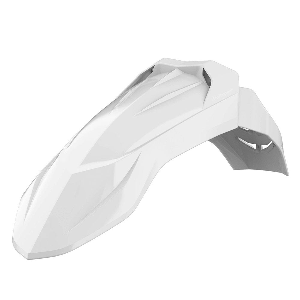 POLISPORT Fender Front Supermoto White^