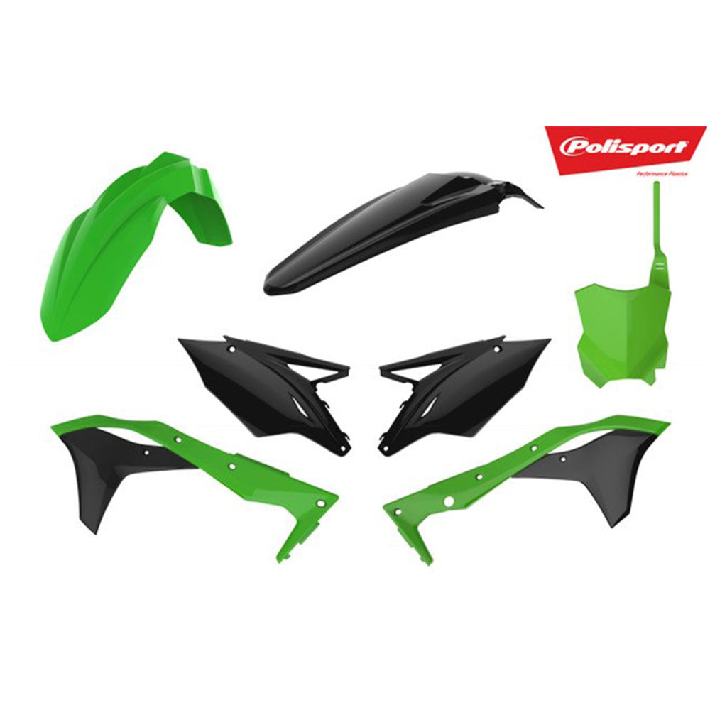 POLISPORT MX Kit KAW KXF450 16-18 Green/Black^