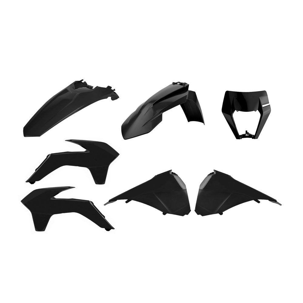 POLISPORT MX Restyle Kit KTM EXC/EXC-F Black^