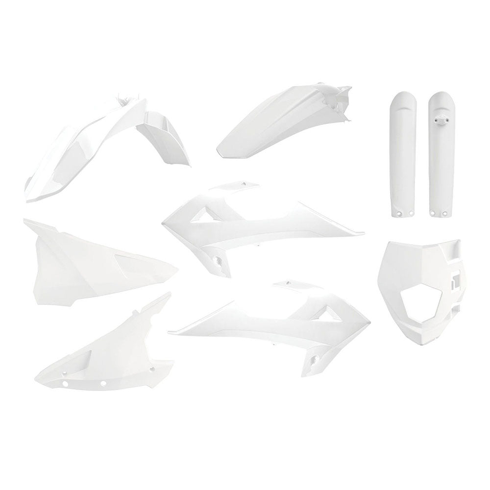 POLISPORT Enduro Kit GAS GAS 18-20 RIEJU 21-24 White^