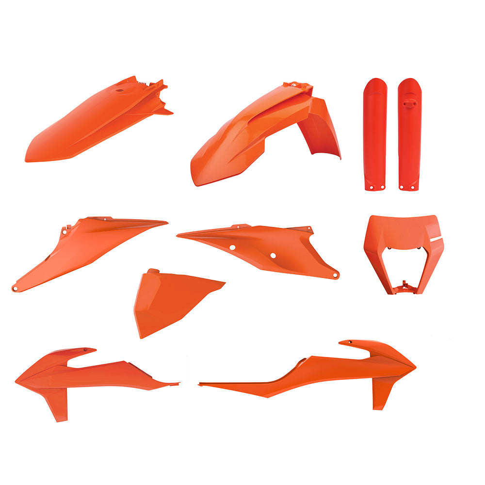 POLISPORT Enduro Kit EXC/EXCF 20-22 Inc HL FG Orange