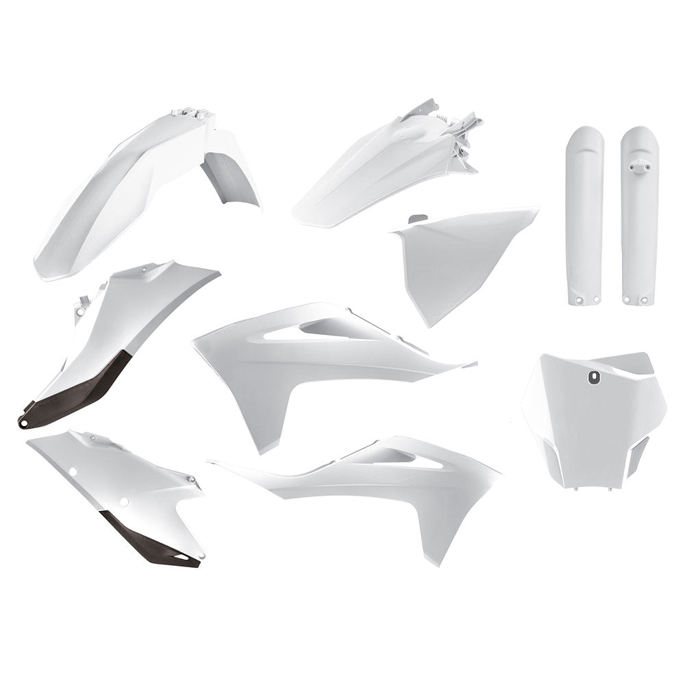 POLISPORT MX Kit GAS GAS 21 Inc Fork Guards White^