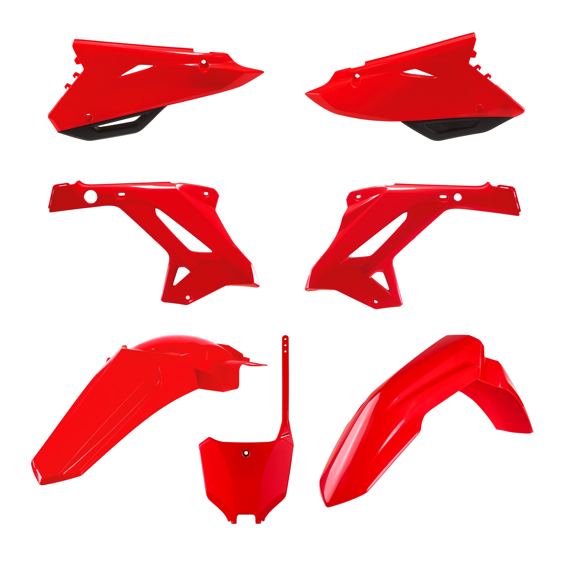 POLISPORT MX Restyle Kit HONDA CR125/250 02-07 Red