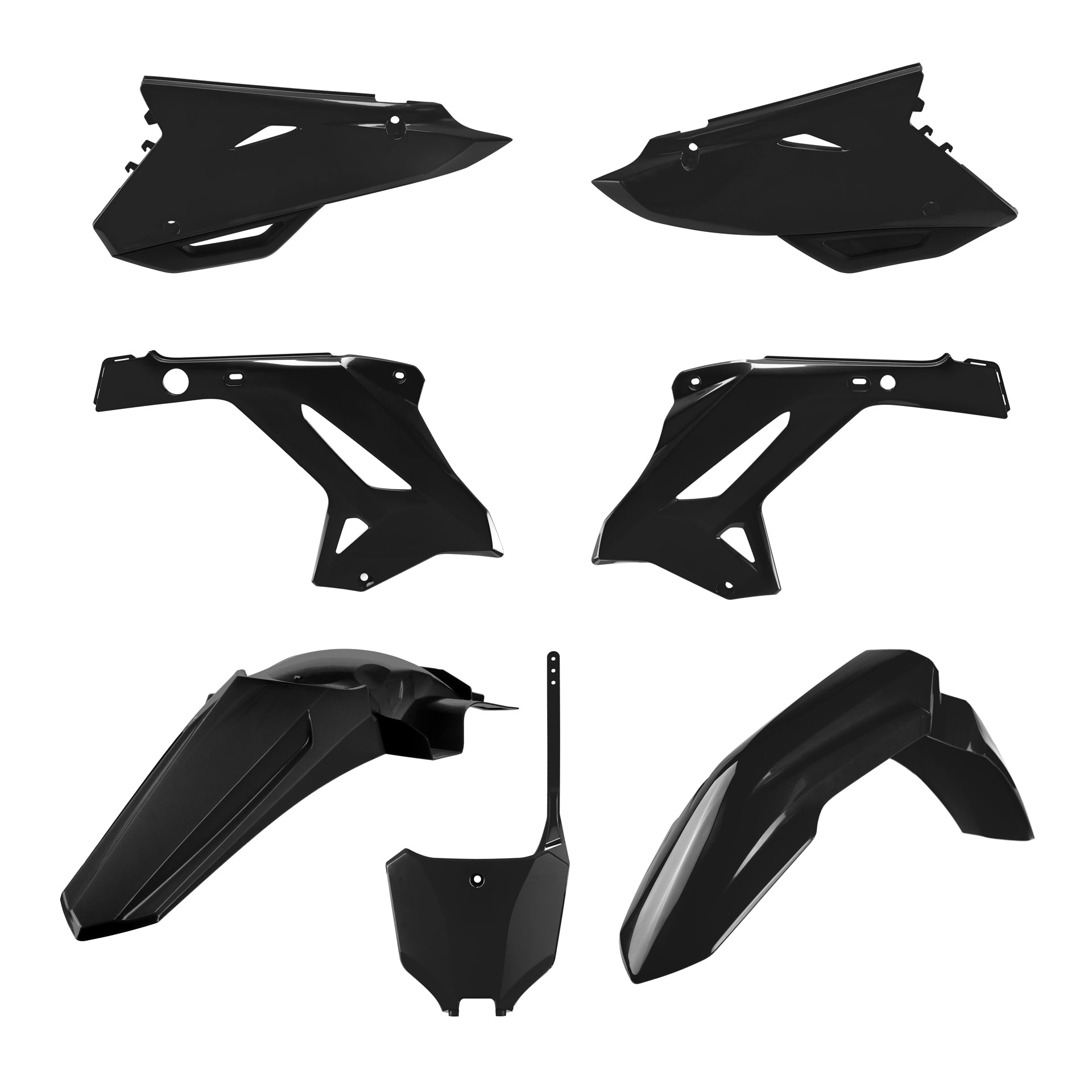 POLISPORT MX Restyle Kit HONDA CR125/250 02-07 Black^