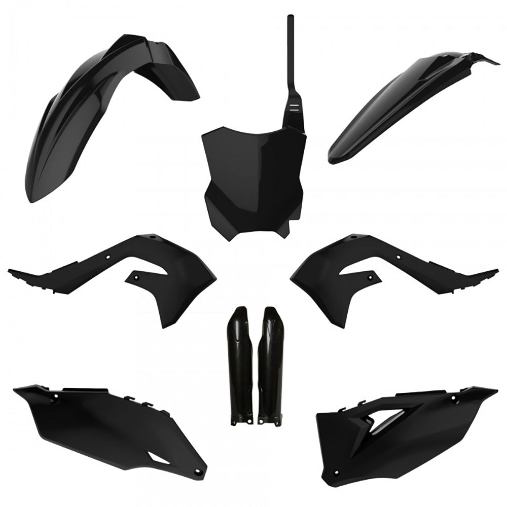 POLISPORT MX Kit KAW KX250F 21-24 KX450F 19-23 Full Kit Blk