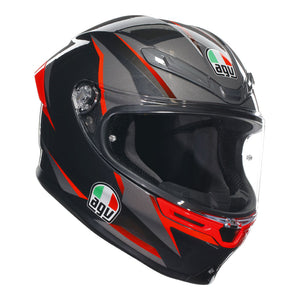 AGV K6 S Slashcut Black/Red L