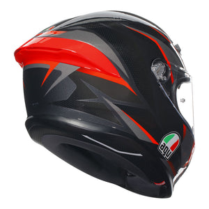 AGV K6 S Slashcut Black/Red L