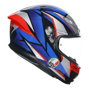 AGV K6 S Slashcut Blue/Red L