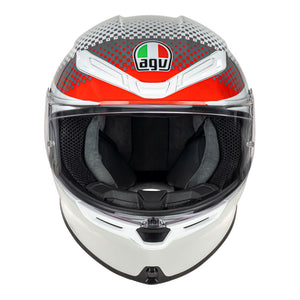 AGV K6 S Smu Fision White/Red/Light Grey S