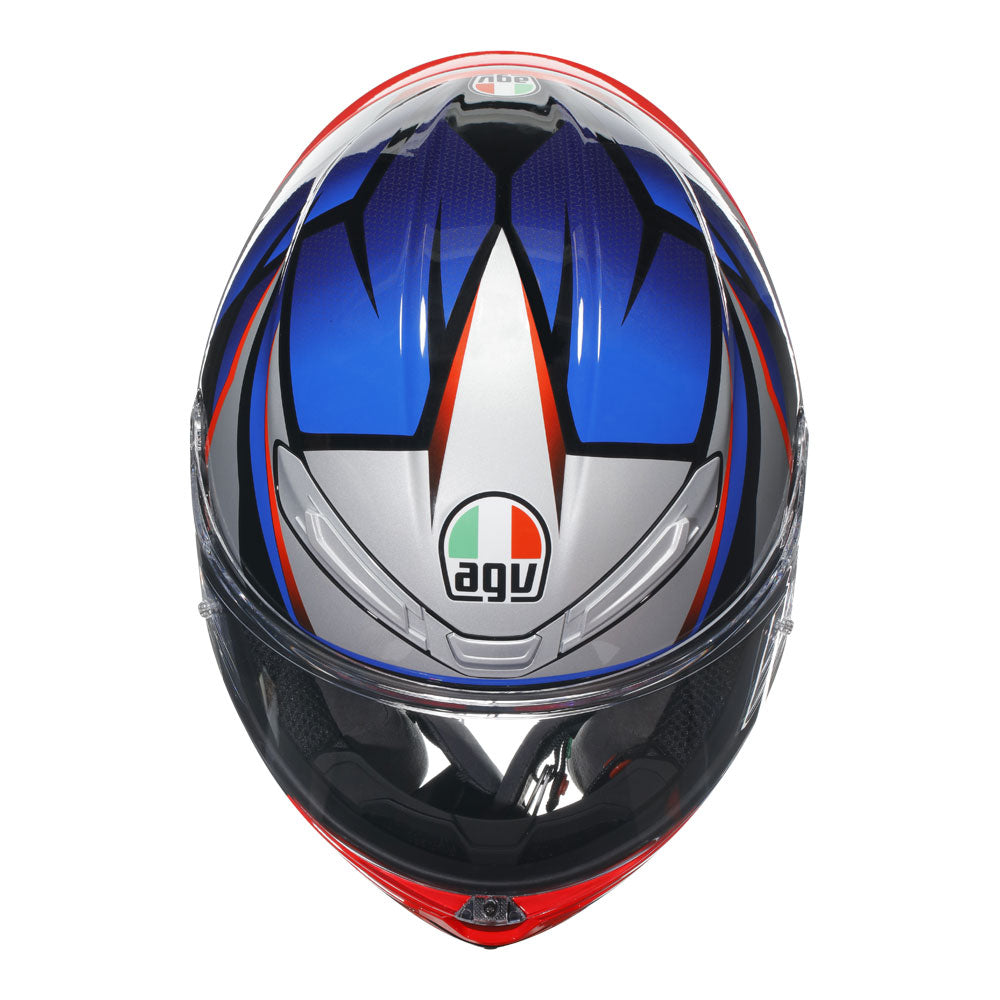 AGV K6 S Slashcut Blue/Red XL