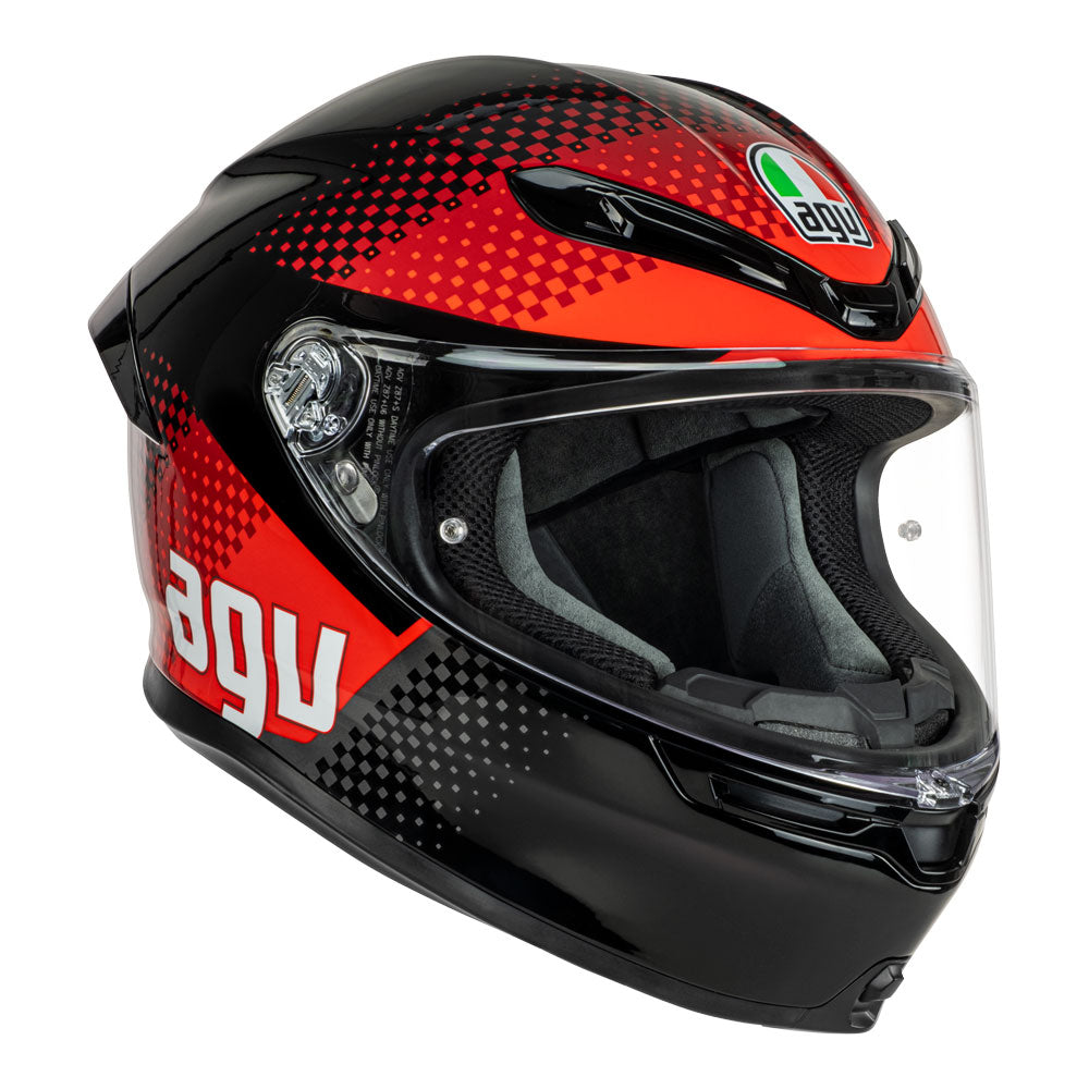 AGV K6 S Smu Fision Black/Red S